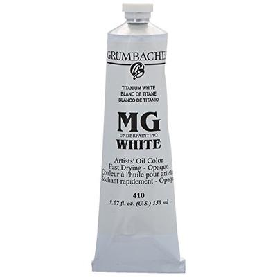 Grumbacher MG Underpainting White, 5.07 oz Tube, Titanium White