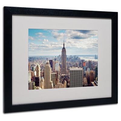 Empire View Artwork by Nina Papiorek in Black Frame, 16 by 20-Inch