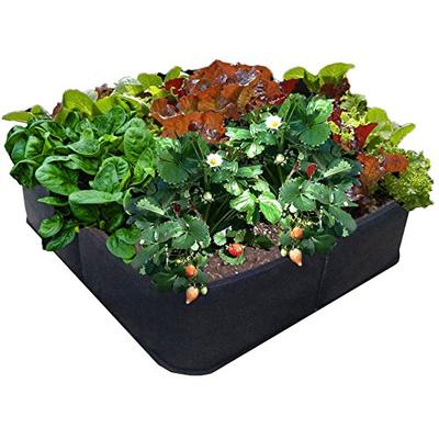 Victory 8 Garden Fabric Pots Raised Bed 4 ft X 4 ft Big Square Grow Your OWN No Assembly by Victory
