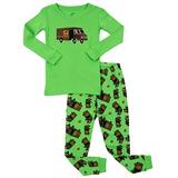 Leveret Boys UPS Truck 2 Piece Pajama Set 100% Cotton Green 8 Years screenshot. Sleepwear directory of Clothes.
