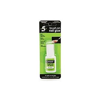 5 Second Brush On Nail Glue 0.2 oz (Pack of 5)