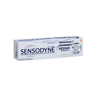 Sensodyne Repair & Protect Whitening Toothpaste with Fluoride 3.4 oz (Pack of 3)