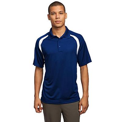 Sport-Tek Men's Dry Zone Colorblock Raglan Polo L True Royal/White