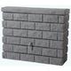 Graf - Cuve décorative mur rocky - 400L - Gris granite