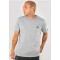 Alpha Industries Basic T Small Logo T-Shirt, grau, Größe XS