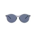 Ray-Ban Women's 0RB4371 Sunglasses, Blue (Transparente Blue), 54