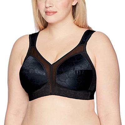 Playtex Women's Plus Size 18 Hour Original Comfort Strap Bra #4693, Black, 38 B