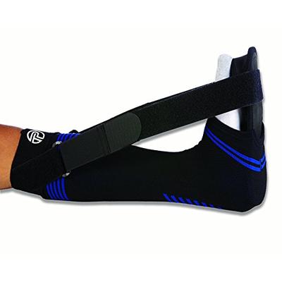 Pro-Tec Athletics Soft Night Splint for Plantar Fasciitis, Black, Medium