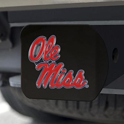 Fanmats NCAA Mississippi Old Miss Rebels University of Mississippi (Ole Miss) Color Hitch - Black, T