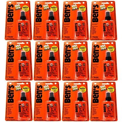 Ben's 100 Deet Max Formula Tick & Insect Repellent - 1.25 oz spray (case of 12)