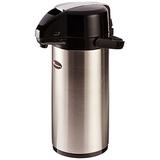 Winco Stainless Steel Lined Airpot, 2.5-Liter, Lever Top screenshot. Coffee Pots directory of Dinnerware & Serveware.