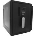 Honeywell Waterproof Fire Safe 30 Minutes Fire & 8 Hour Security Safe w/ Electronic Lock, Wood in Black | 15.6 H x 11.8 W x 16.7 D in | Wayfair