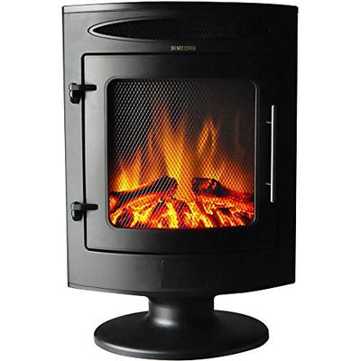Cambridge CAM20FSEF-1BLK 1500W Freestanding Electric Fireplace with Log Display