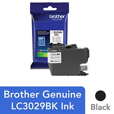 Brother Genuine Super High Yield Black Ink Cartridge, LC3029BK, Replacement Black Ink, Page Yield Up