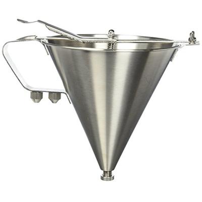 Winco SF-7 Stainless Steel Confectionery Funnel with 3 Nozzles