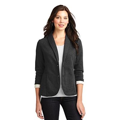 Port Authority Women's Fleece Blazer M Dark Charcoal Heather