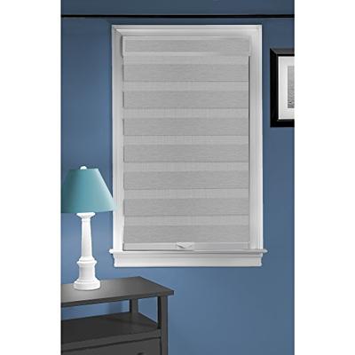 Achim Home Furnishings Cordless Celestial Sheer Double Layered Window Shade 29" x 72" Grey