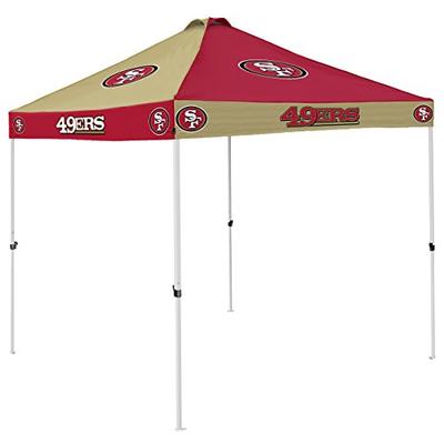 Logo Brands NFL San Francisco 49Ers Checkerboard Tent Checkerboard Tent, Cardinal, One Size