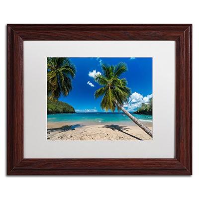 Martinique by Mathieu Rivrin, White Matte, Wood Frame 11x14-Inch