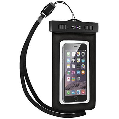 Waterproof Case, Akiko (IPX8 Certified - Up to 100FT) Universal Protective Waterproof Pouch Bag Case