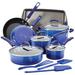 Rachael Ray Classic Brights Porcelain Nonstick Cookware Cookware Set, 14-Piece Non Stick/Aluminum in Blue | Wayfair 17463