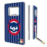 Chicago Cubs 1979-1998 Cooperstown Pinstripe Credit Card USB Drive & Bottle Opener
