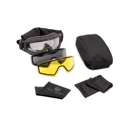 Revision Snowhawk Goggle System Deluxe Kit Black Frame - 4-0101-0003