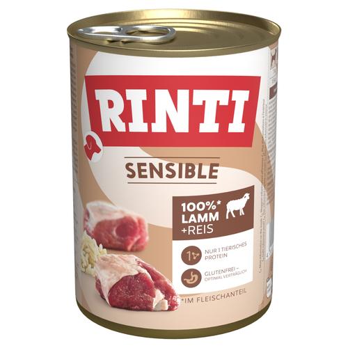 24x400g Sensible - Lamm Mix, Rinti Hundefutter nass