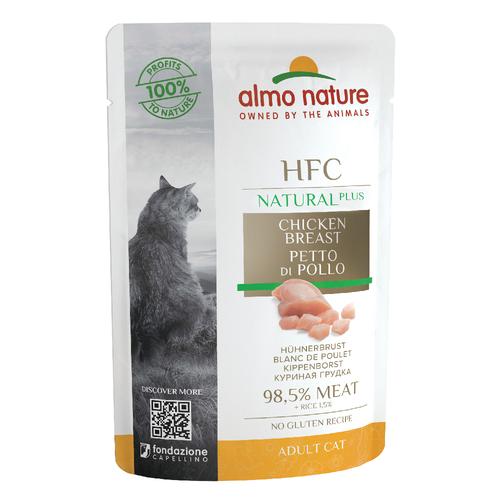 24 x 55g Almo Nature HFC Natural Plus Katzenfutter nass