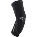 Alpinestars Paragon Plus Knee Protectors, black-white, Size M