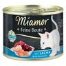 Miamor Feine Beute 12 x 185 g umido gatto - Salmone