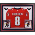 Alex Ovechkin Washington Capitals Deluxe Framed Autographed Red Adidas Authentic Jersey