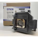 Original Epson UHE Lamp & Housing for the Epson Powerlite Home Cinema 5010 Projector - 240 Day Warranty