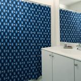 East Urban Home Katelyn Elizabeth Argyle Skulls Single Sower Curtain Polyester in Blue | 74 H x 71 W in | Wayfair 230E0134762E463CAD6300C4224D97EB