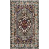Monaco Collection 3' X 5' Rug in Violet And Light Blue - Safavieh MNC246L-3