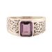Purple Glisten,'Sparkling Amethyst Ring from India'