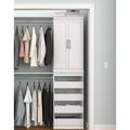 ClosetMaid Modular Storage 36.02" W Shelf & Closet Rod Manufactured Wood in White | 4.52 H x 36.02 W x 13.78 D in | Wayfair 4567