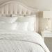 Pine Cone Hill Washed Linen Reversible Farmhouse/Country Quilt Polyester/Polyfill/Linen in White | Twin Quilt | Wayfair PC1637-T