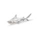 Phillips Collection Animals Tip Reef Shark Wall Décor, Resin in Gray | 14 H x 46 W x 16 D in | Wayfair PH63680