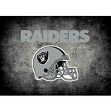 Las Vegas Raiders Imperial 5'4'' x 7'8'' Distressed Rug