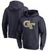 Men's Fanatics Branded Navy Georgia Tech Yellow Jackets Classic Primary Pullover Hoodie