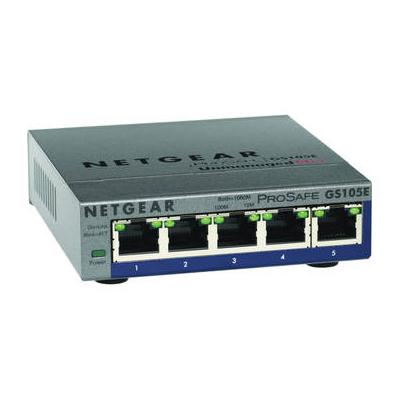 Netgear ProSafe Plus 5-Port Gigabit Ethernet Switch GS105E-200NAS