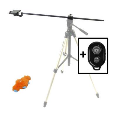 ALZO Horizontal Camera Mount with Rotating Smartphone Mount and Bluetooth Shutte 2010