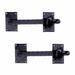 The Renovators Supply Inc. Lift Gate Lock Wrought Hand Forged Iron Latch in Black | 5.25 H x 13 W x 1 D in | Wayfair 25906