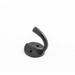 The Renovators Supply Inc. Wrought Iron RSF Wall Mounted Robe Hook Metal in Black | 1.5 H x 1.25 W x 1.75 D in | Wayfair 55624