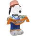 Gemmy Industries Airblown Snoopy as Scarecrow Peanuts Halloween Inflatable Polyester in Blue | 42.13 H x 30.32 W x 22.05 D in | Wayfair G-70445