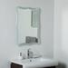 Orren Ellis Kantor LED Frameless Lighted Beveled Bathroom Mirror | 31.5 H x 23.6 W x 1 D in | Wayfair CEF6871752D34869A9B0A795BEDFD590