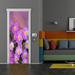 The Holiday Aisle® Door Flower Door Mural Metal in Indigo | 80 H x 32 W x 0.125 D in | Wayfair 52DE95BE0AA144F49BF935EDF56026EF