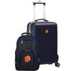 Clemson Tigers Deluxe 2-Piece Backpack and Carry-On Set - Navy