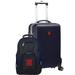 Nebraska Huskers Deluxe 2-Piece Backpack and Carry-On Set - Navy